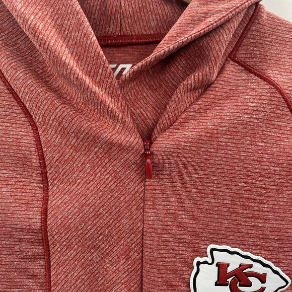 Kansas City Chiefs CB DryTec by Cutter & Buck Womens XS/TP Red Moisture Wicking - Picture 6 of 12